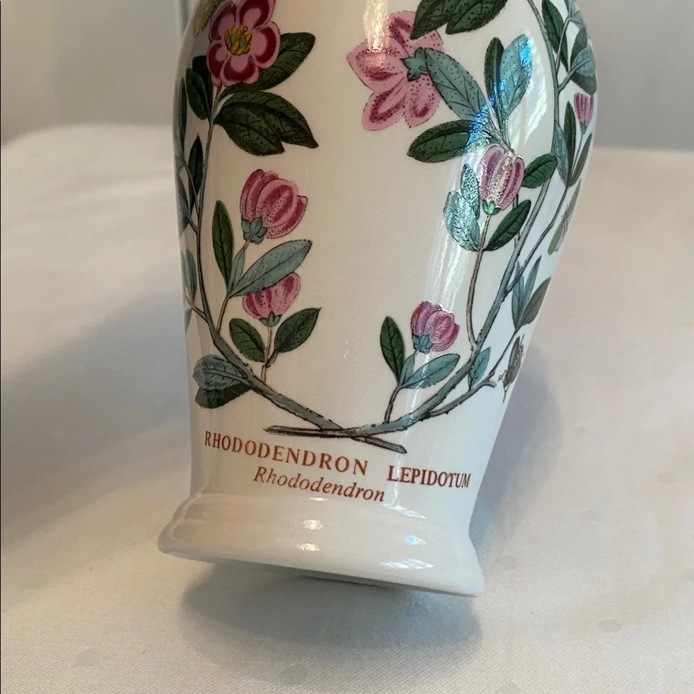 Portmeirion • “The Botanic Garden” Canton Vase in Rhododendron Floral Pattern